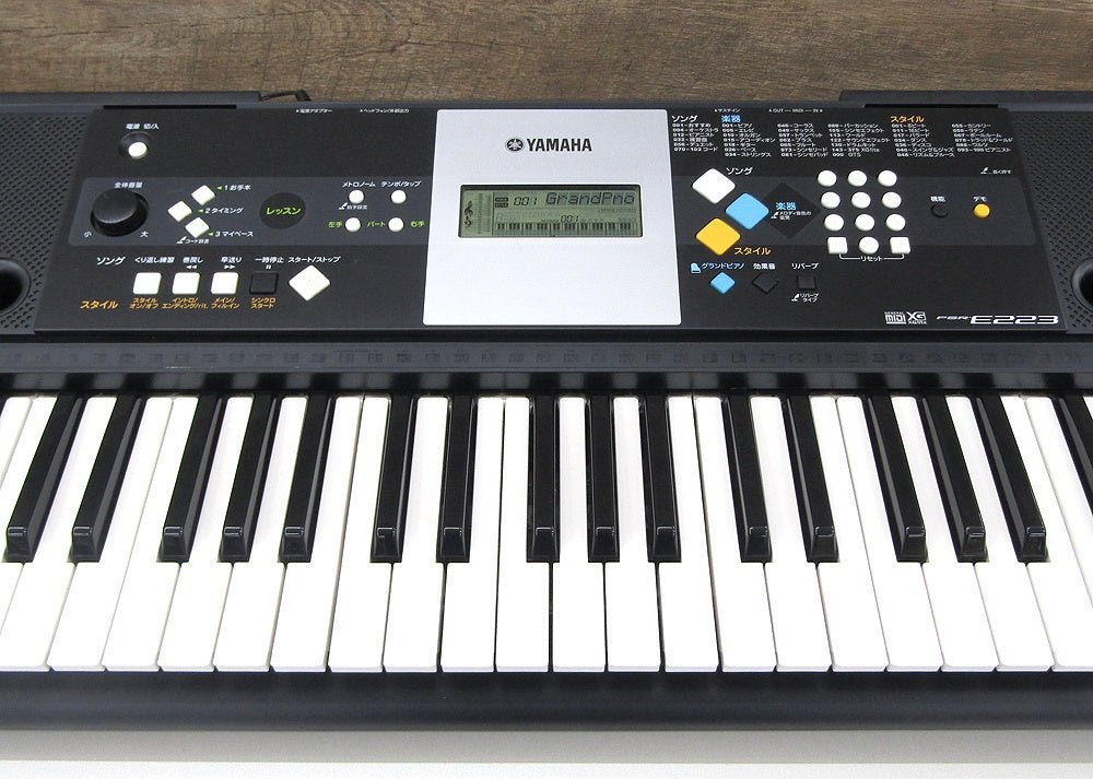 YAMAHA ヤマハ PSR - E223 61鍵盤 電子キーボード PORTATONE/ポータトーン - 安心保証・業界最安値の販売 福助